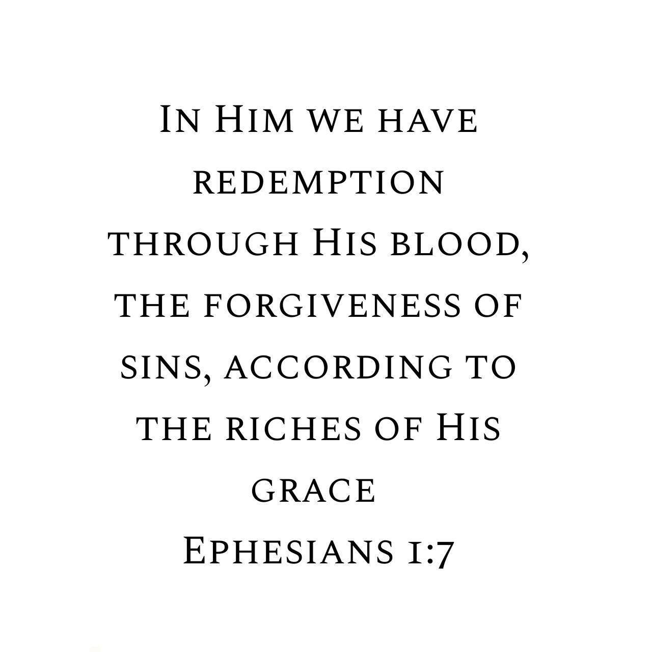 Ephesians 1:7 NKJV