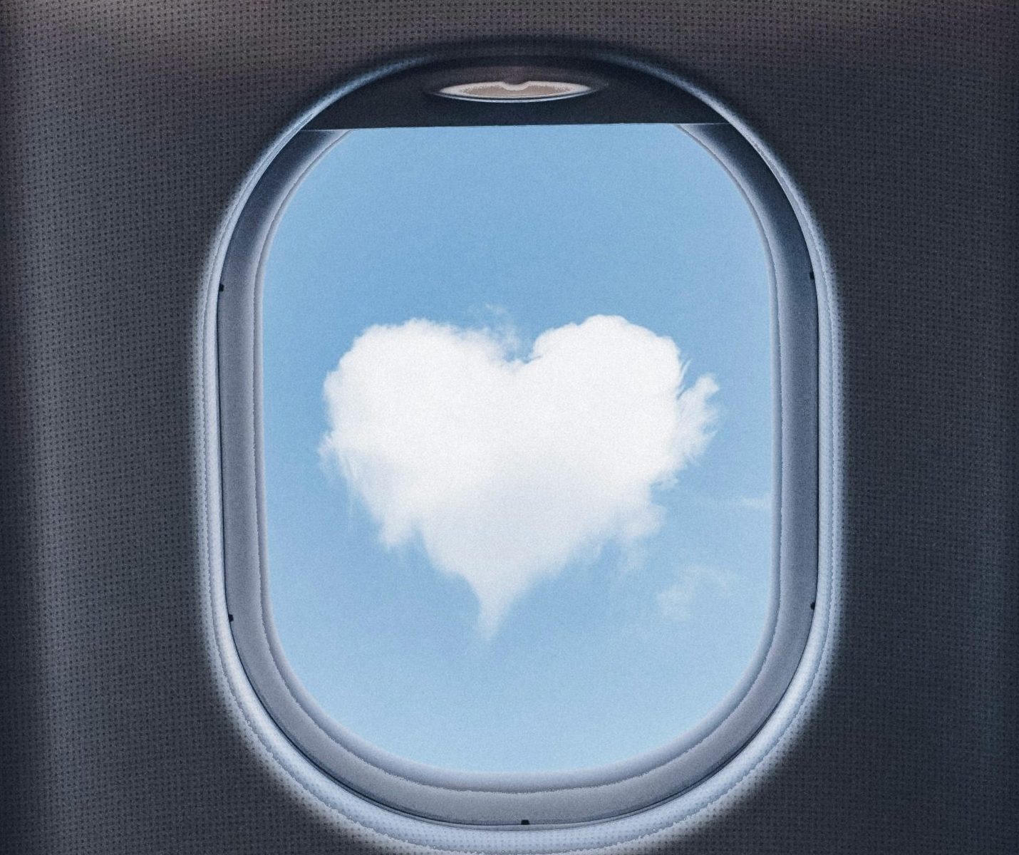 Heart shaped heart through a window
