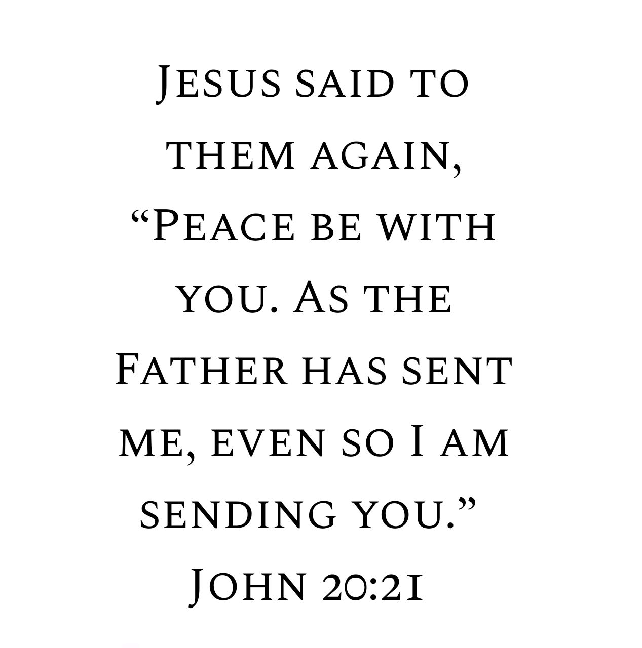 John 20:21 ESV