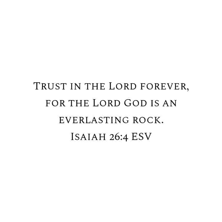 Isaiah 26:4 ESV
