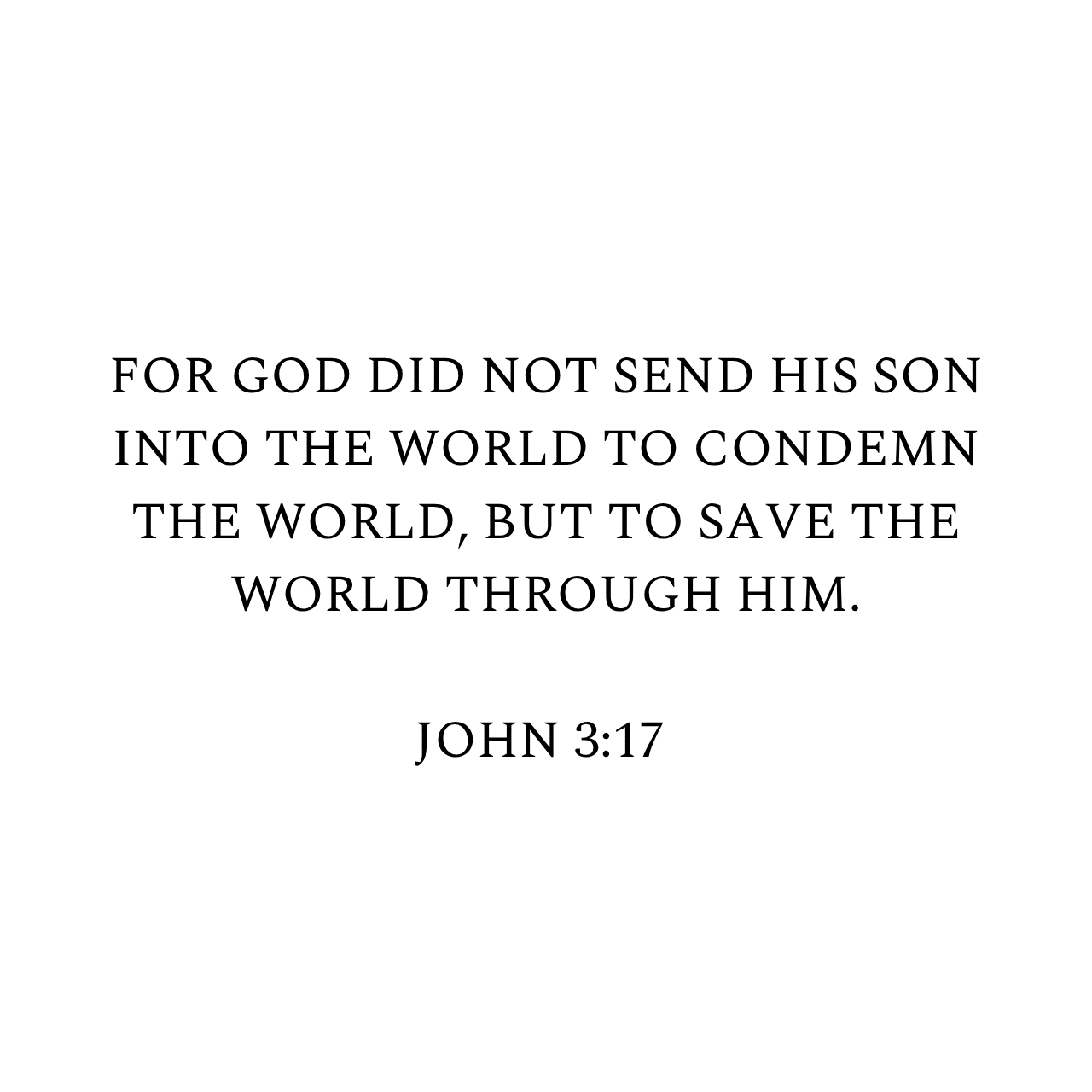 John 3:17 NIV