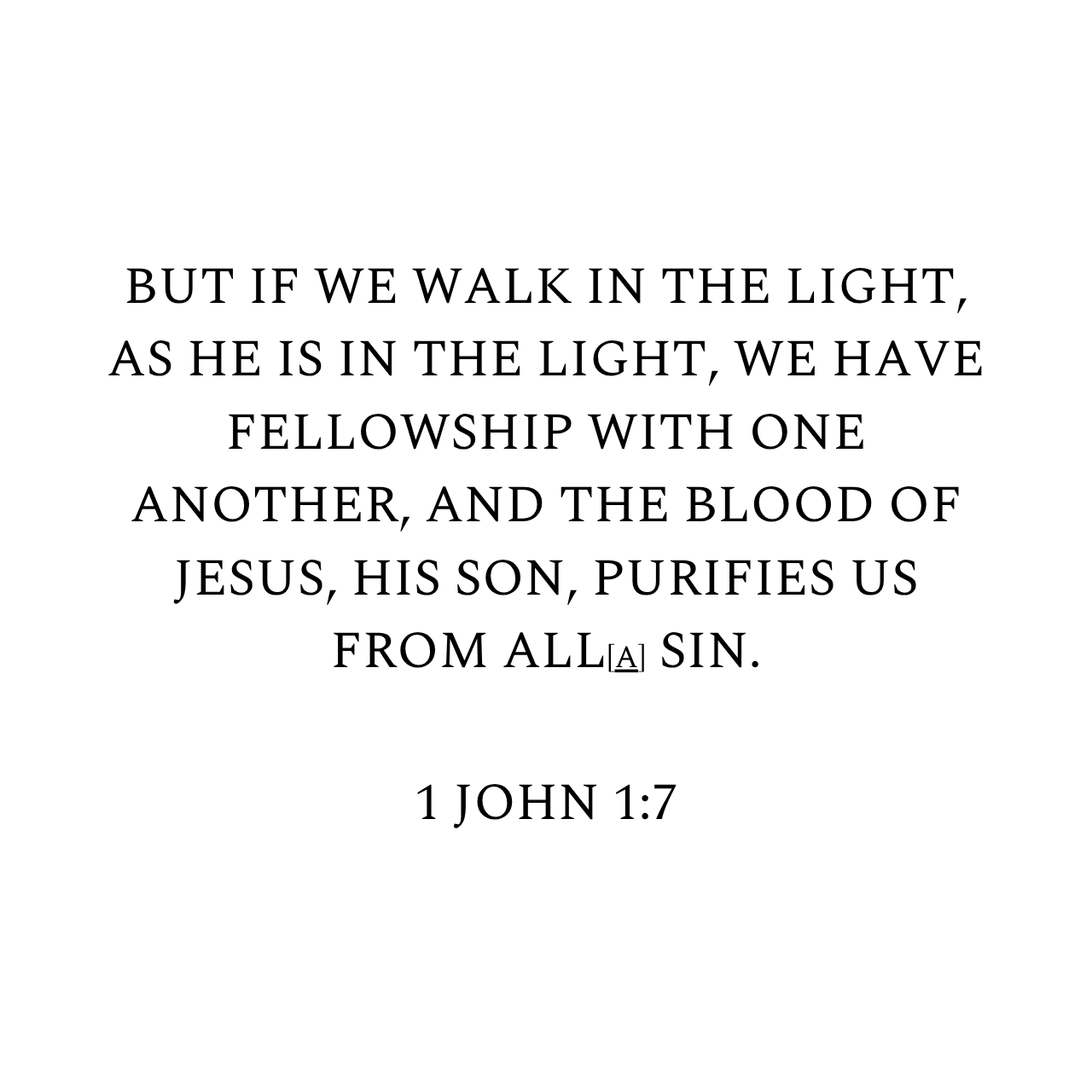 1 John 1:7 NIV
