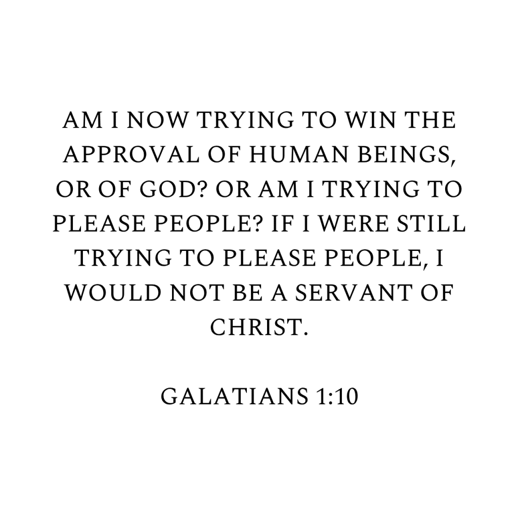 Galatians 1:10 NIV