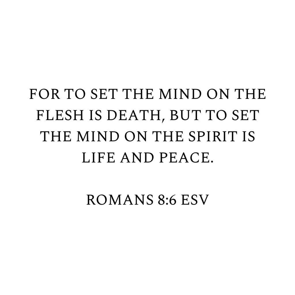 Romans 8:6 ESV