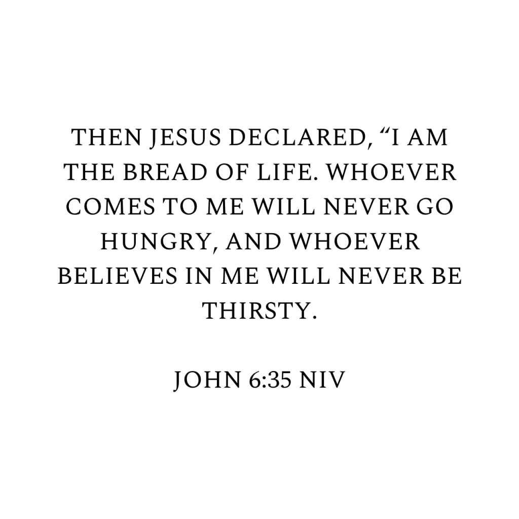 John 6:35 NIV