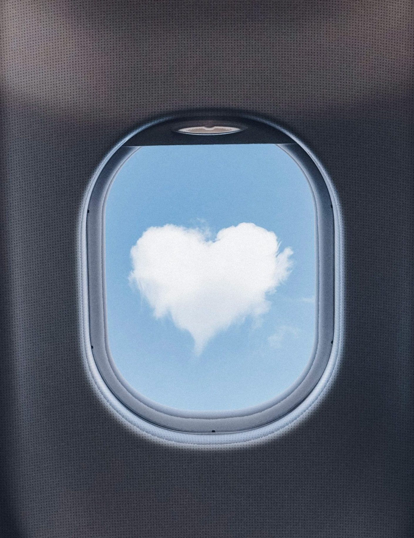 Heart shaped heart through a window