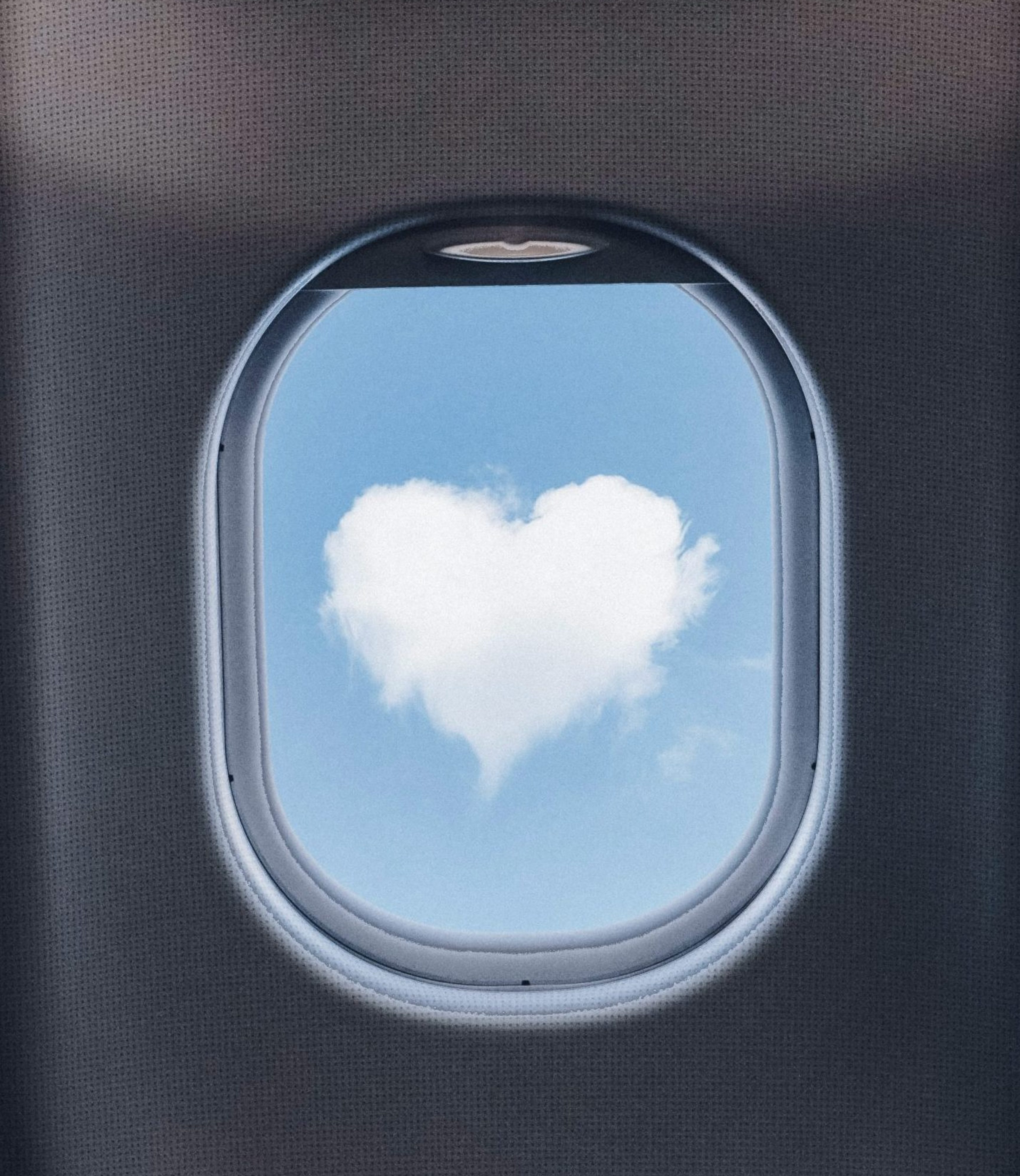 Heart shaped heart through a window